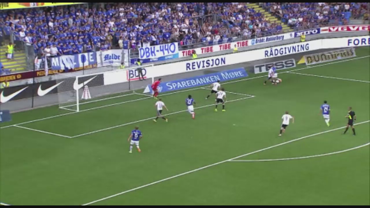 Ledreklame langside BDO 2014